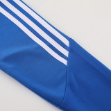 2024 AD Fancy Blue Half Pull Tracksuit