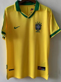 1997 Brazil Home Retro Soccer Jersey
