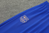 24-25 Mens Barcelona  Fancy blue Half Pull Tracksuit suit