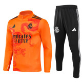 24-25 Real Madrid Orange Half Pull Special Edition
