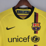 2008-2009  Barcelona  Away Long Sleeve Retro Soccer Jersey