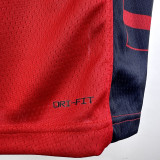 24-25 Clippers WESTBROOK #0 Red Top Quality Hot Pressing NBA Jersey (Trapeze Edition) 飞人版