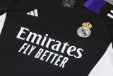 Mens Real Madrid Short Training Suit Black 2024/25