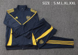 Mens Boca Juniors Jacket + Pants Training Suit Dark Grey 2024/25