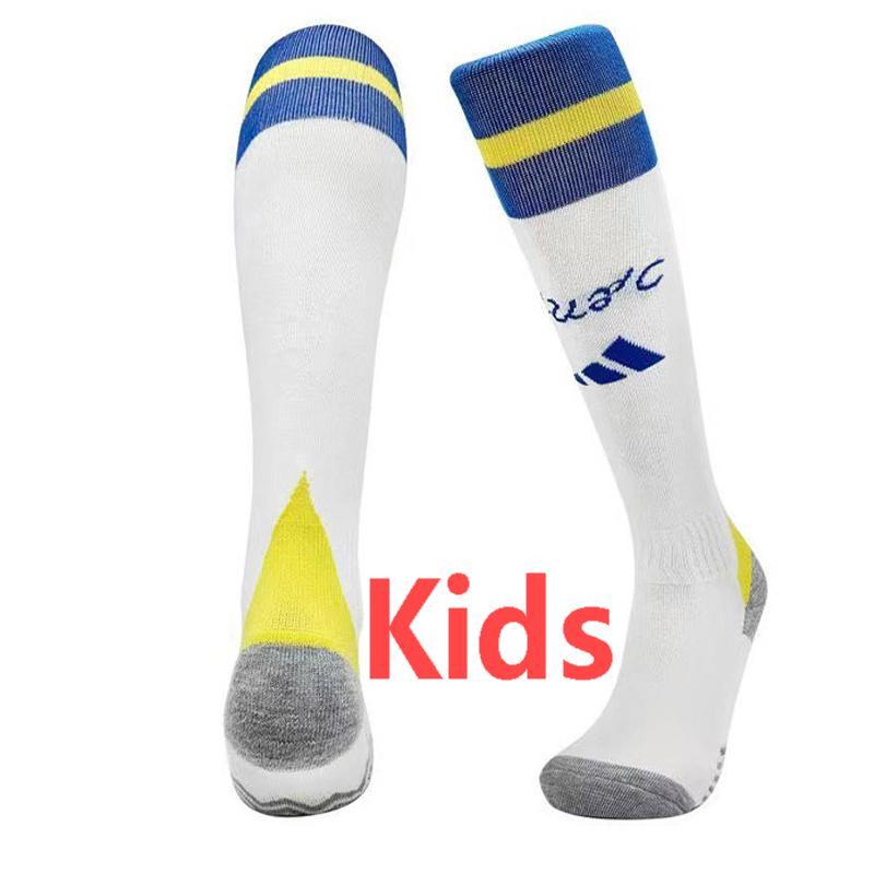 24-25 Leeds United Home White Kids Socks