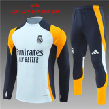 Kids Real Madrid Training Suit Light Blue 2024/25