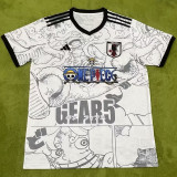 24-25 Japan ONEPECE White Special Edition Fans Soccer Jersey