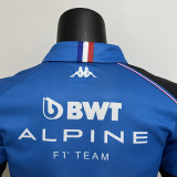 2023 F1 ALPINE Blue Polo Racing Suit(有领)