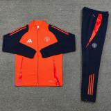 24-25 Man Utd Orange Jacket Tracksuit #02
