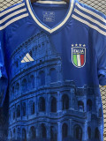 2024 Italy Blue Special Edition Fans Soccer Jersey
