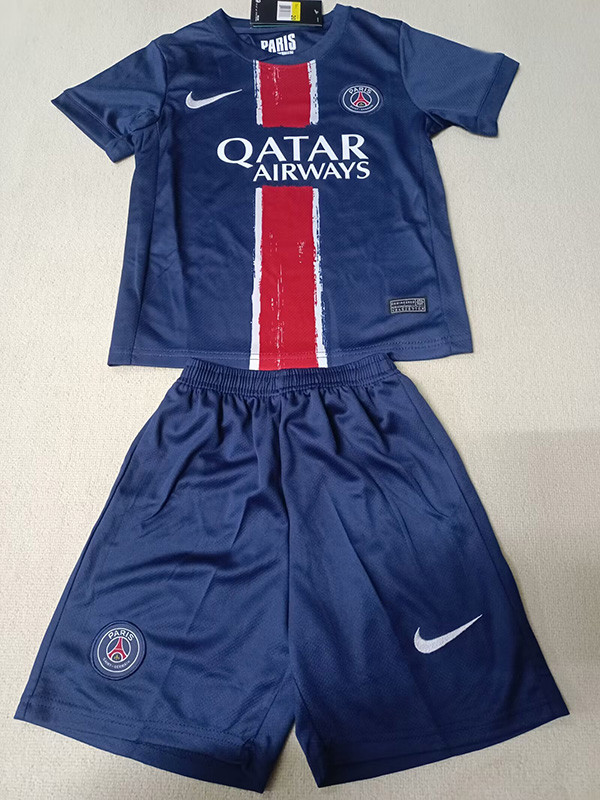 24-25 PSG Home Kids Soccer Jersey