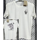 T152 NK White High Quality Casual T-Shirt