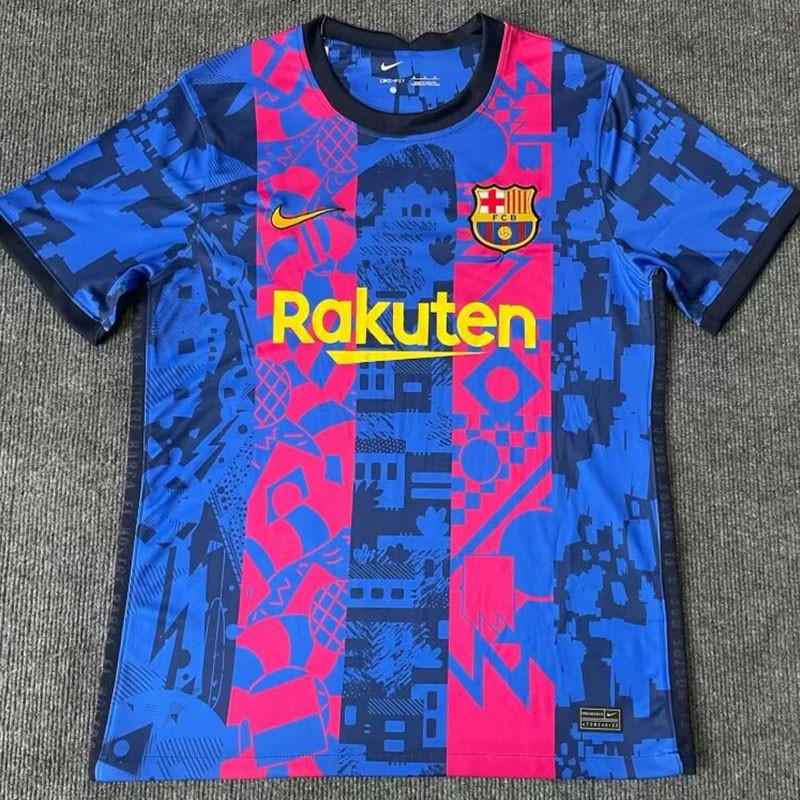 21-22 Mens Barcelona Third Fans Soccer Jersey