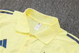 Mens Ajax Polo Shirt Yellow 2024/25