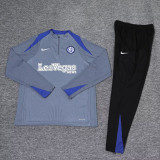 24-25 INT Grey Half Pull Tracksuit