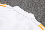 Mens Real Madrid Polo Shirt Pure White 2024/25