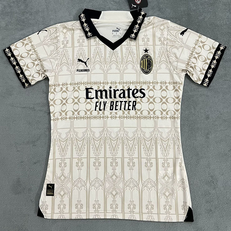 23-24 ACM Cream Color Joint Edition Women Soccer Jersey