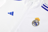 24-25  Real Madrid  White Jacket Tracksuit #01
