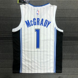 MAGIC McGRADY # 1 White Top Quality Hot Pressing NBA Jersey