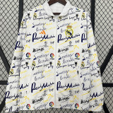 24-25  Real Madrid  White Double Sided Windbreaker