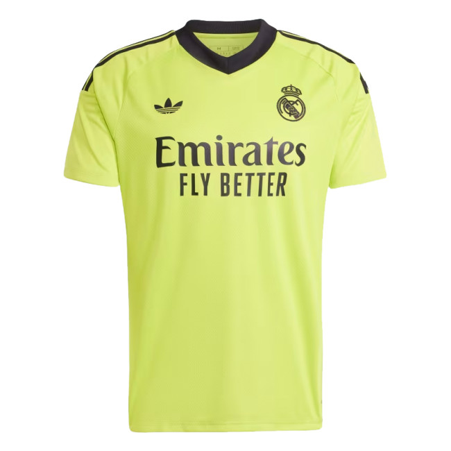 Mens Real Madrid Goalkeeper Yellow Jersey 2024/25