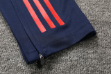 24-25 Man Utd Red Kids Half Pull Tracksuit