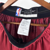 22-23 Cleveland Cavaliers Red Away Top Quality NBA Pants