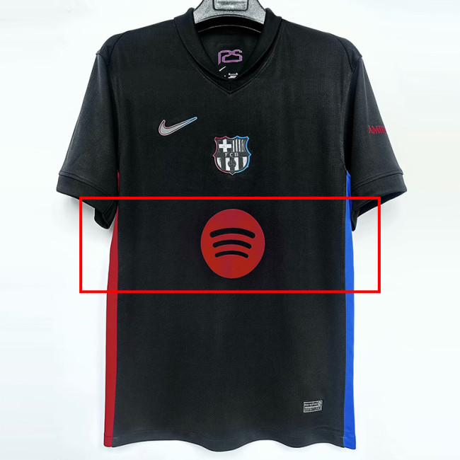 24-25 Mens Barcelona  Away 1:1 Fans Soccer Jersey