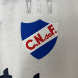 24-25 Club Nacional White Fans Soccer Jersey