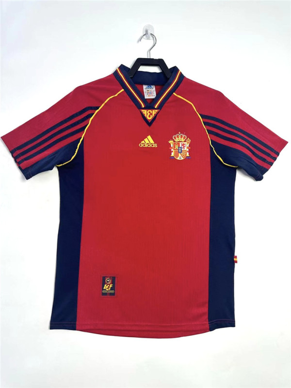 Mens Spain Retro Home Jersey 1998