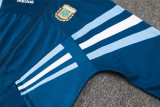 Mens Argentina Jacket + Pants Training Suit Blue 2024