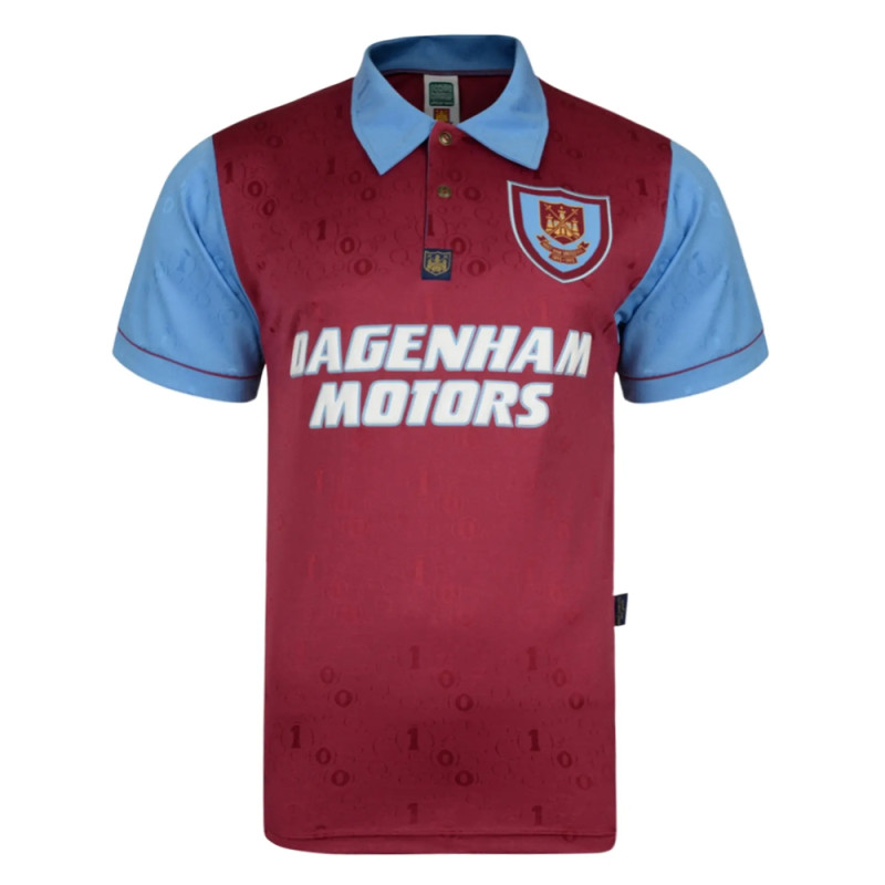 Mens West Ham United Retro Home Jersey 1995/97