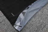 24-25 AD Black Half Pull Tracksuit