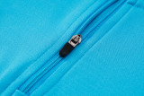 2024 JOM Lake Blue Half Pull Tracksuit