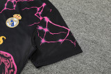 24-25 Real Madrid Black Purple Training Short Suit