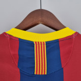2010-2011 Mens Barcelona Home Retro Long Sleeve Soccer Jersey