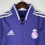 23-24 Real Madrid Purple Windbreaker
