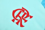 Mens Flamengo Short Training Suit Light Green 2024/25