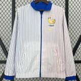 24-25 France Blue & White Double Sided Windbreaker