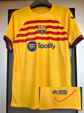 22-23 Mens  Barcelona  Fourth Fans Soccer Jersey