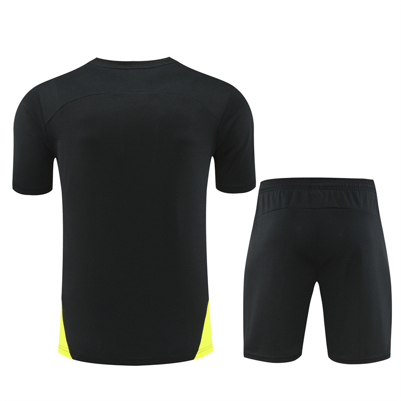 Mens Borussia Dortmund Short Training Suit Black 2024/25