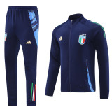 24-25 Italy Royal Blue Jacket Tracksuit #02