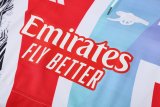Mens Arsenal Hoodie Sweatshirt + Pants Training Suit Tri-Color 2024/25