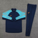 2024 JOM Royal Blue Half Pull Tracksuit #809(半拉链)