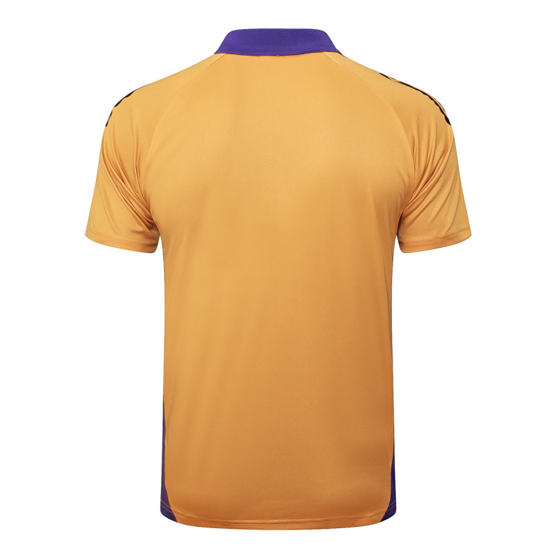 Mens Real Madrid Polo Shirt Yellow 2024/25