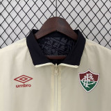 24-25 Fluminense khaki & Black Double Sided Windbreaker