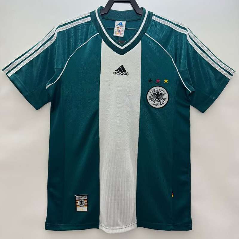 1998 Germany Away Retro Soccer Jersey