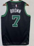 22-23 CELTICS BROWN #7 Black Top Quality Hot Pressing NBA Jersey (Trapeze Edition)