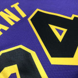 22-23 LAKERS BRYANT #24 Purple Top Quality Hot Pressing NBA Jersey (Trapeze Edition)