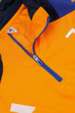 24-25 JUV Orange Kids Half Pull Tracksuit